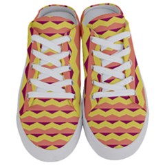 Background Colorful Chevron Half Slippers