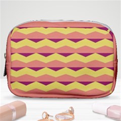 Background Colorful Chevron Make Up Pouch (small)