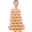 Background Colorful Chevron Kids  Cross Back Dress View1