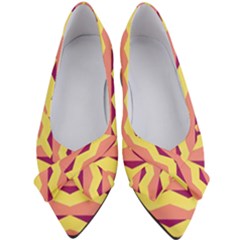 Background Colorful Chevron Women s Bow Heels