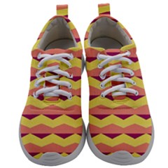 Background Colorful Chevron Mens Athletic Shoes