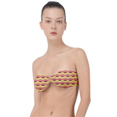 Background Colorful Chevron Classic Bandeau Bikini Top 