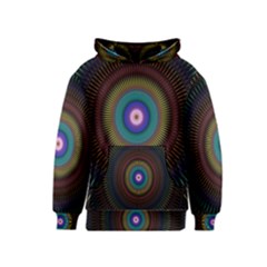 Artskop Kaleidoscope Pattern Kids  Pullover Hoodie by Sapixe