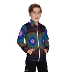 Artskop Kaleidoscope Pattern Kids  Windbreaker