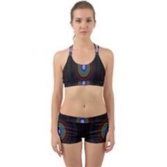 Artskop Kaleidoscope Pattern Back Web Gym Set by Sapixe