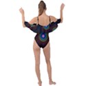 Artskop Kaleidoscope Pattern Drape Piece Swimsuit View2