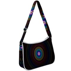 Artskop Kaleidoscope Pattern Zip Up Shoulder Bag