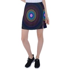 Artskop Kaleidoscope Pattern Tennis Skirt