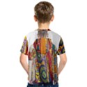 African Fabrics Fabrics Of Africa Front Fabrics Of Africa Back Kids  Sport Mesh Tee View2