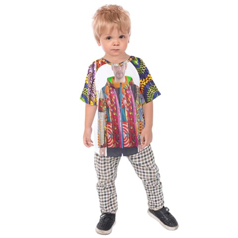 African Fabrics Fabrics Of Africa Front Fabrics Of Africa Back Kids  Raglan Tee by dlmcguirt