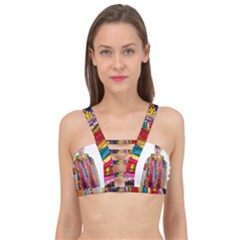 African Fabrics Fabrics Of Africa Front Fabrics Of Africa Back Cage Up Bikini Top