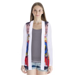 Dlm Front Dlm Back Drape Collar Cardigan