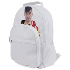 Dlm Front Dlm Back Rounded Multi Pocket Backpack