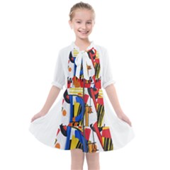 Dlm Front Dlm Back Kids  All Frills Chiffon Dress by dlmcguirt