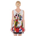 Dlm Front Dlm Back V-Neck Sleeveless Dress View2