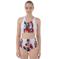 Dlm Front Dlm Back Racer Back Bikini Set