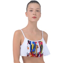 Dlm Front Dlm Back Frill Bikini Top