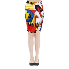 Dlm Midi Wrap Pencil Skirt by dlmcguirt