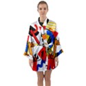 DLM Long Sleeve Satin Kimono View1