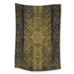 Stars For A Cool Medieval Golden Star Large Tapestry by pepitasart