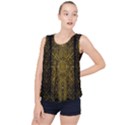 Stars For A Cool Medieval Golden Star Bubble Hem Chiffon Tank Top View1