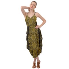 Stars For A Cool Medieval Golden Star Layered Bottom Dress