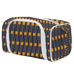 Pattern Illustrations Plaid Toiletries Pouch