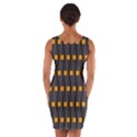 Pattern Illustrations Plaid Wrap Front Bodycon Dress View2