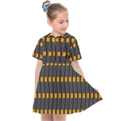 Pattern Illustrations Plaid Kids  Sailor Dress by HermanTelo