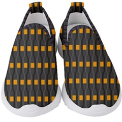 Pattern Illustrations Plaid Kids  Slip On Sneakers