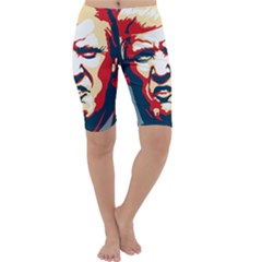 Trump pop art Cropped Leggings 