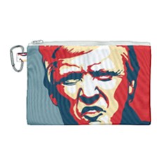 Trump pop art Canvas Cosmetic Bag (Large)