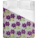 Purple Flower Duvet Cover (California King Size) View1