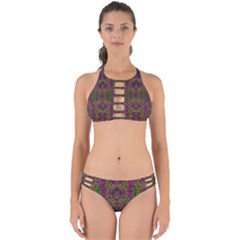 Peacock Lace In The Nature Perfectly Cut Out Bikini Set by pepitasart