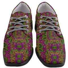 Peacock Lace In The Nature Women Heeled Oxford Shoes by pepitasart