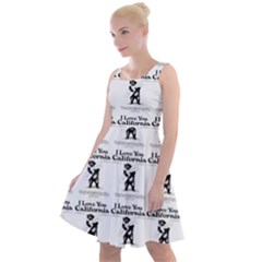 Iloveyoucalif Knee Length Skater Dress