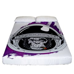 Space ape Fitted Sheet (California King Size)