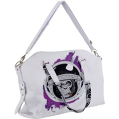 Space ape Canvas Crossbody Bag