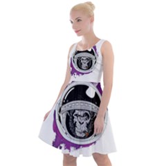 Space ape Knee Length Skater Dress