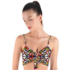 Ab 72 1 Woven Tie Front Bralet