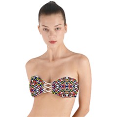 Ab 72 1 Twist Bandeau Bikini Top by ArtworkByPatrick