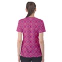 Background Texture Pattern Mandala Women s Sport Mesh Tee View2