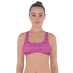 Background Texture Pattern Mandala Got No Strings Sports Bra