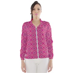 Background Texture Pattern Mandala Women s Windbreaker