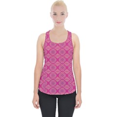 Background Texture Pattern Mandala Piece Up Tank Top