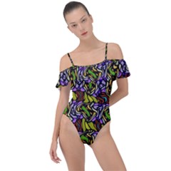 Ab 73 Frill Detail One Piece Swimsuit