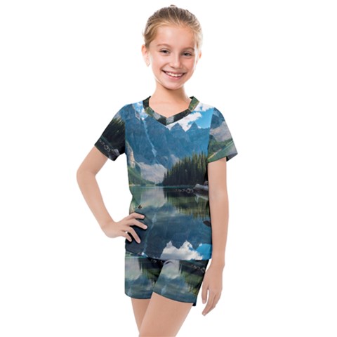 Nature Kids  Mesh Tee And Shorts Set by ArtworkByPatrick