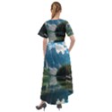 NATURE Front Wrap High Low Dress View2