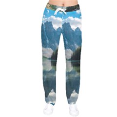 Nature Women Velvet Drawstring Pants