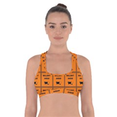 Bs Ahead Cross Back Sports Bra by ArtworkByPatrick